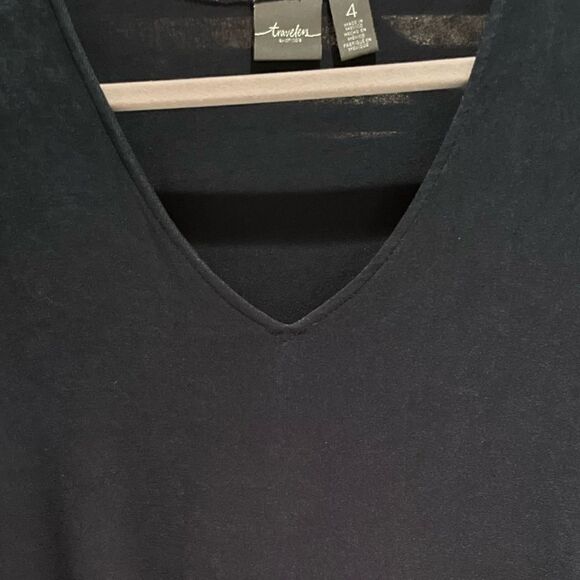 WOMENS CHICO’S 4/XXL DETAIL TOP. Detail sleeve - Picture 4 of 6